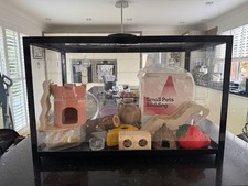 Bucastate Hamster Cage In Black 80cm Plus Accessories