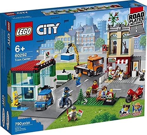 LEGO CITY TOWN CENTER 60292 BUILDING KIT (790 PIECES) - MULTICOLOR