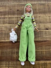Vintage 1997 Mattel Barbie Extreme Green Teen Skipper Doll #19666