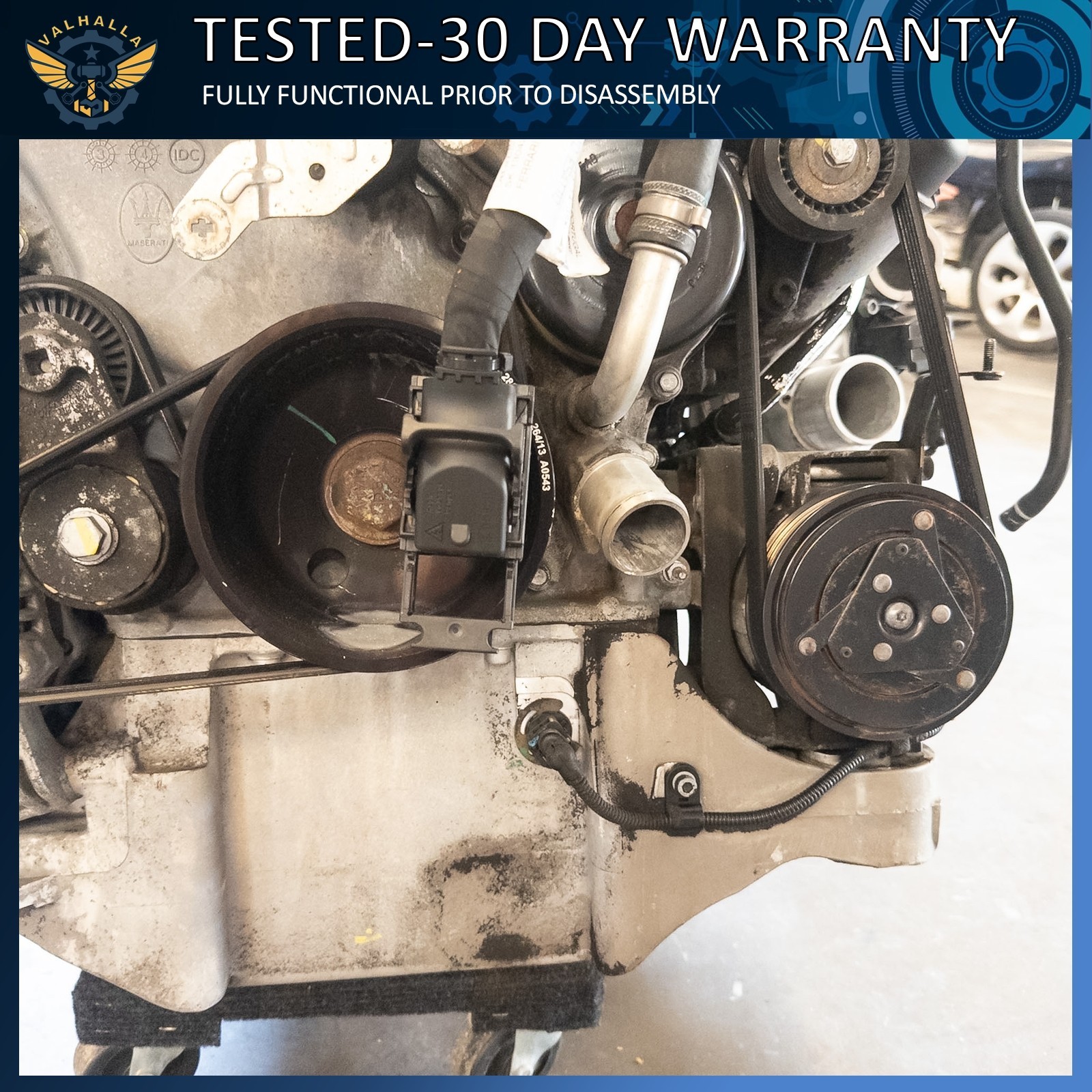 14-18 MASERATI GHIBLI M157 3.0L V6 DOHC 24V AWD SEDAN COMPLETE ENGINE OEM