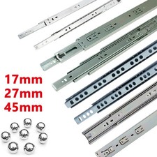 182-700mm Ball Bearing Heavy Duty Drawer Slides Kitchen Runners 17mm 27mm 45mm