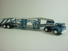 Brekina 1:87 Ford C Car Transport Trailer SHELBY COBRA Ready Model