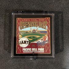 2000 Giants Dodgers Opening Day Pacific Bell Park 4-11-00 - New In Box