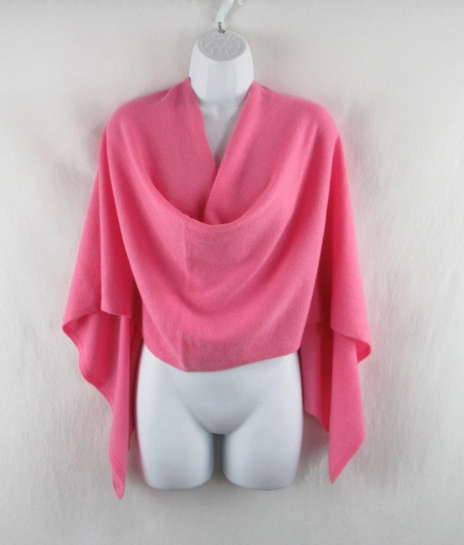 Claudia Nichole Women's 100% Cashmere Poncho Sweater Topper OS #CK819