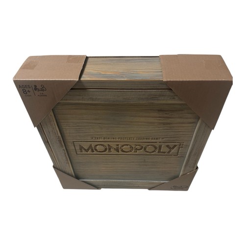 Rustic Wood Series Monopoly Board Game Limited Edition Wooden Box New - Picture 5 of 5