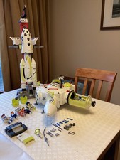 Playmobil Space rocket 9488 & Mars Mission station 9487 inc spare parts 9489