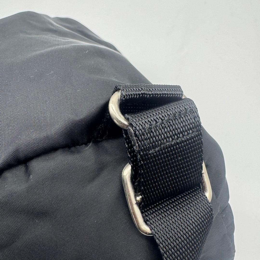 PRADA backpack Saffiano leather triangular logo b… - image 14