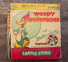 Vintage Castle Films Woody Woodpecker The Screw Driver 8mm Film Reel 452