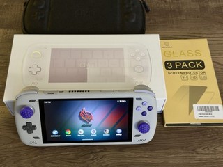 Ayn Odin 2 Pro 12GB RAM 256GB Storage Cold Gray Case Screen Protector Bundle