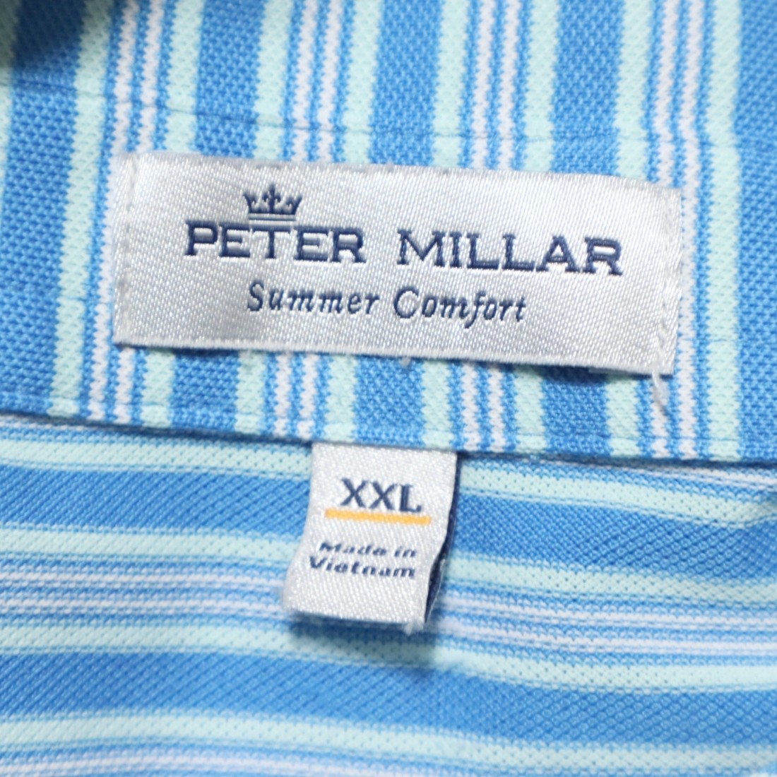 Peter Millar King Mesh Performance Stretch Stripe… - image 7