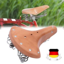Fahrrad Ledersattel Fahrradsattel Echtleder Retro Hollandrad Sattel Nostalgie DE
