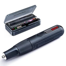 8V Rechargeable Mini Cordless Rotary Tool Kit, 117 Pcs Rotary Tool with Lights