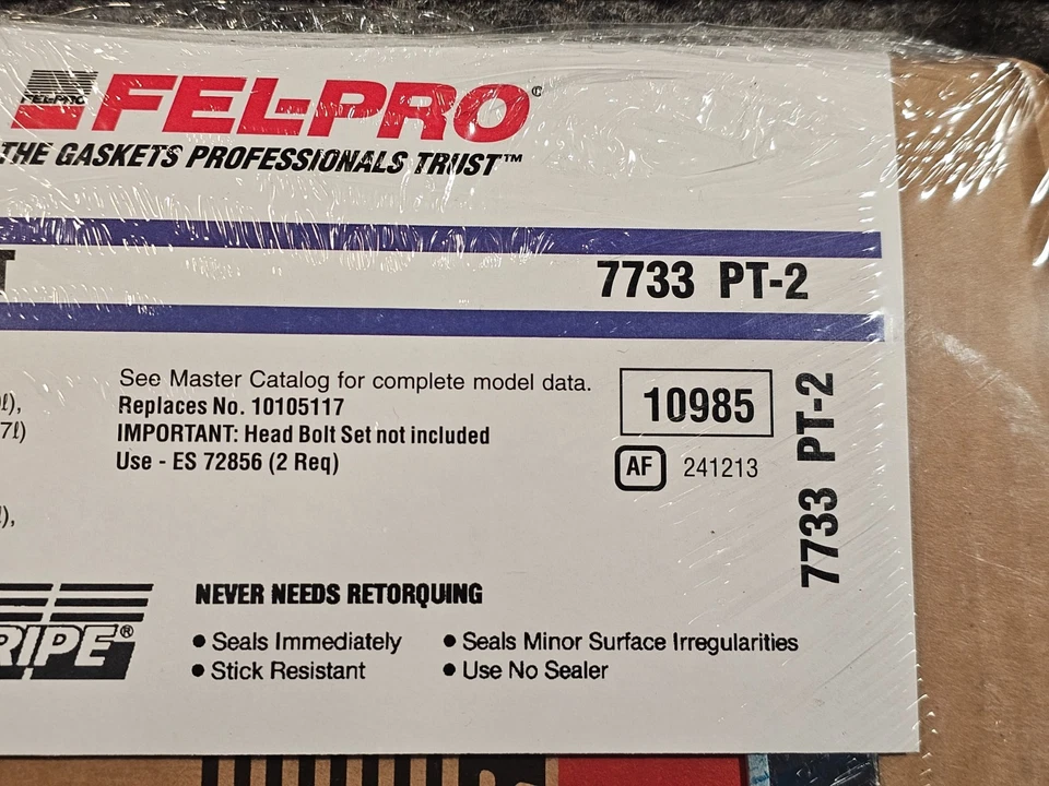 (CANTIDAD 2) Junta de culata Fel-Pro 7733 PT-2 para Buick Roadmaster 1992-1993 Foto 3 de 4