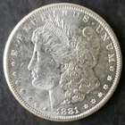 1881 S $1 Morgan Silver Dollar