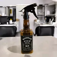 New Whiskey Hairdressing Spray Bottle Salon Barber Hair Tools Water Sprayer Gag
