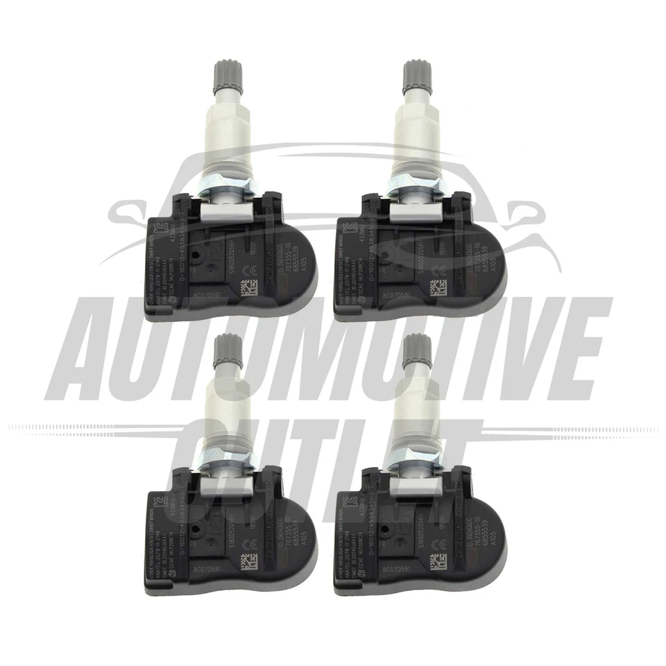 4X TPMS TYRE PRESSURE SENSOR FOR BMW 1 2 3 4 SERIES F20 F21 F30 F31 36106881890 - Image 4 of 4