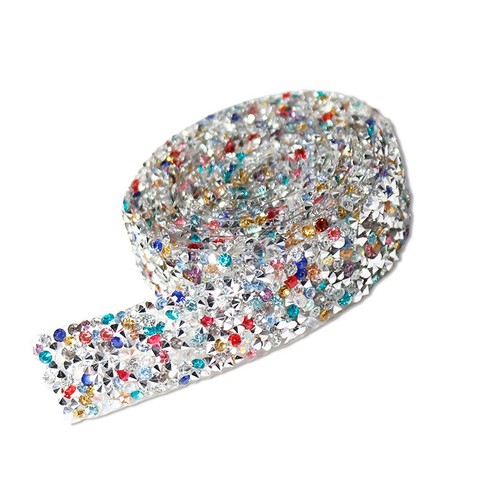 1 Rollen Selbstklebende Kristall Strass Band Set, Strasssteinband zum Aufkleben - Bild 116 von 130