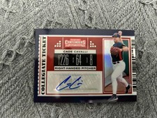 Cade Cavalli Oklahoma SIGNED 2019 PANINI ELITE EXTRA TEAM USA AUTHENTIC CARD