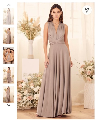 Lulus Tricks of the Trade Taupe Maxi 