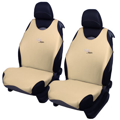 Beige Car Seat Covers Vest Front For BMW Series Gran