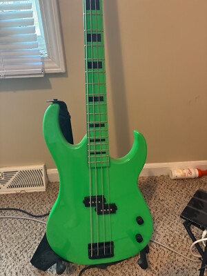 Dean Custom Zone Bass Guitar - Nuclear Green -  Barely Used - Open Box