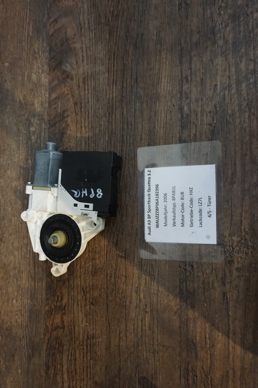 Window Regulator Motor Original Audi A3 8p Rear Right 8pd Ebay