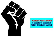 Fist 081 Vinyl decal sticker Graphic Die Cut Car Truck Window Bumper 10"