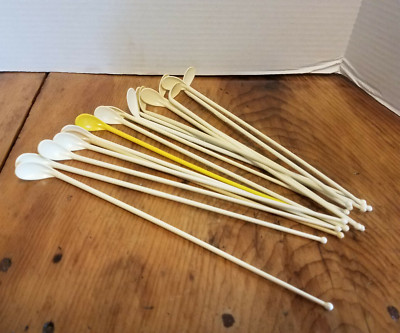 Tupperware Sticks 17 Vintage Tupperware Plastic Drink Tea Stirrers Swizzle sticks 10