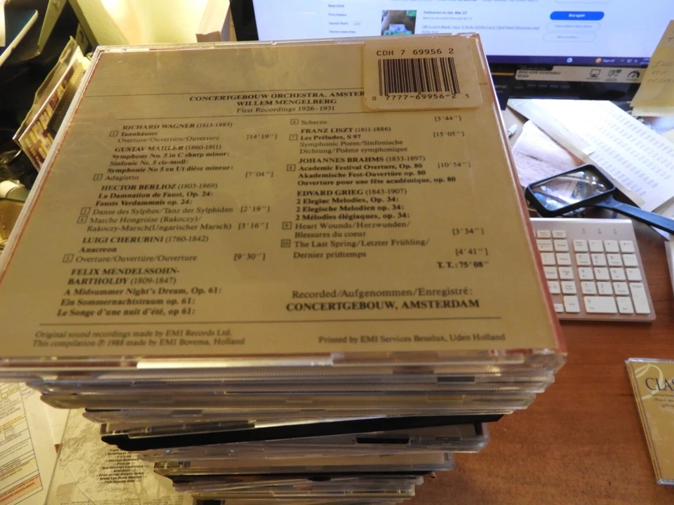 WILLIAM MENGELBERG - CONCERTGEBOUW ORCHESTRA, AMSTERDAM (CD) - Image 2 of 2