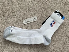 New! 1 Pair FBF Originals NBA Game Issue Compression Logoman Quarter Socks sz XL