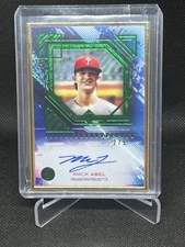 2021 Bowman Transcendent Encased MICK ABEL AUTO Emerald 2/5 Twins