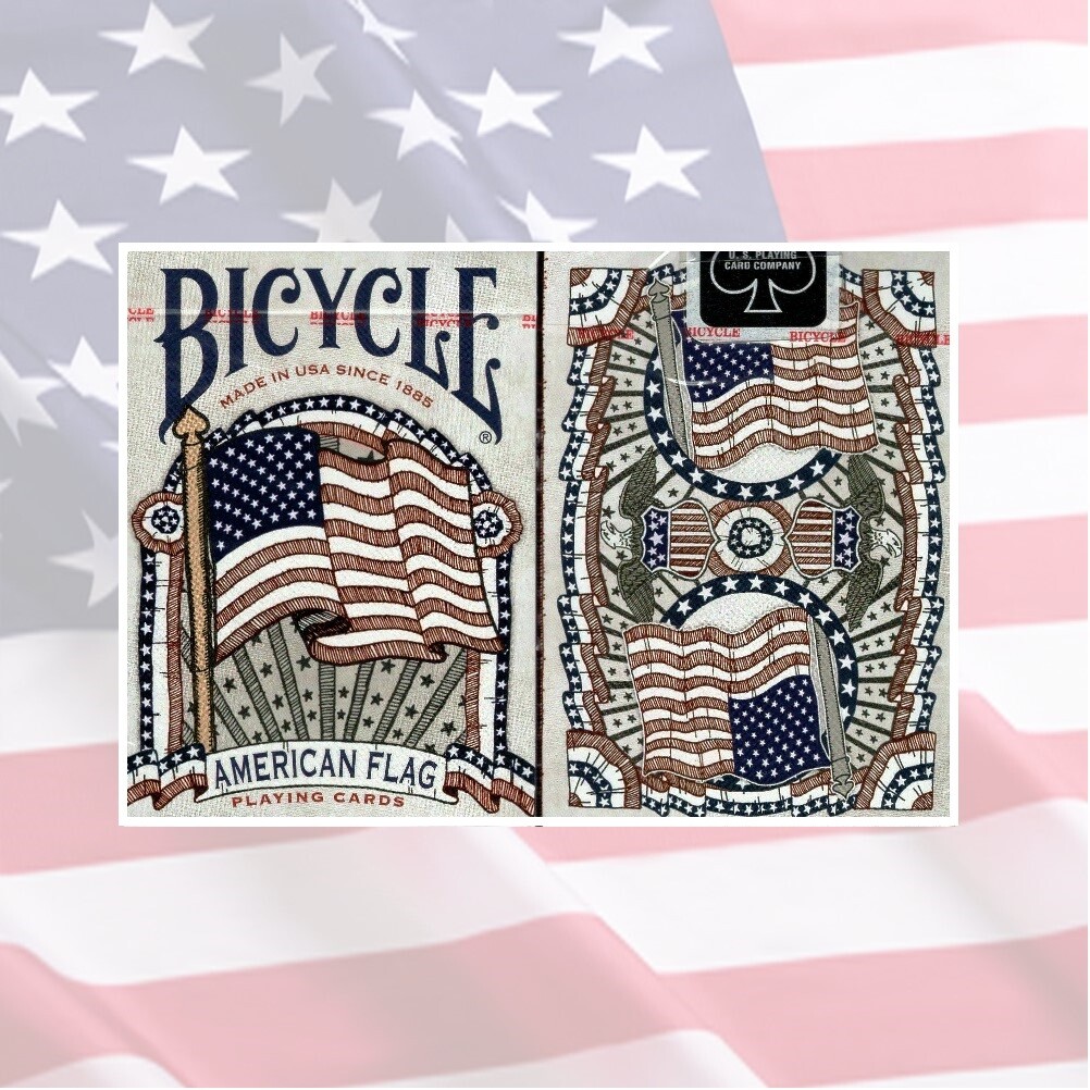 Bicycle AMERICAN FLAG Playing Cards, Poker, Retro, Cardistry