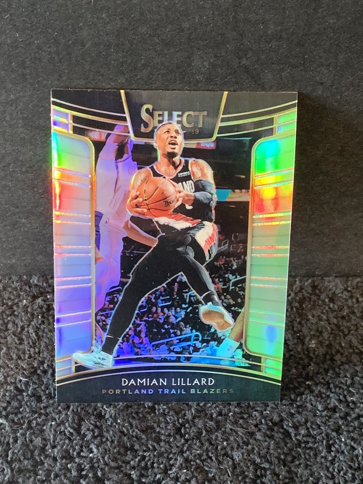 Damian Lillard 2018-19 Select Silver Prizm Portland Trailblazers #43