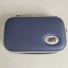 GameShark DS Lite EVA Case 2490 Gameboy GBA Blue Carrying Case Some Flaws 