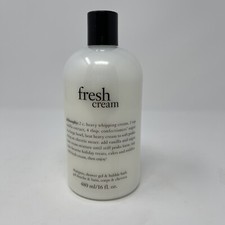 PHILOSOPHY FRESH CREAM SHAMPOO SHOWER GEL  BUBBLE BATH 16 OZ
