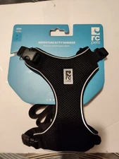 NEW RC Pet Products Adventure Kitty Harness, Cat Walking Harness, Large Black