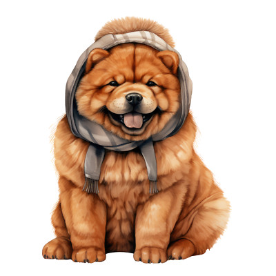 Chow Chow Hund Aufkleber 17,8x9,1cm - Vinyl Auto Sticker Für Stoßstange & Motorrad