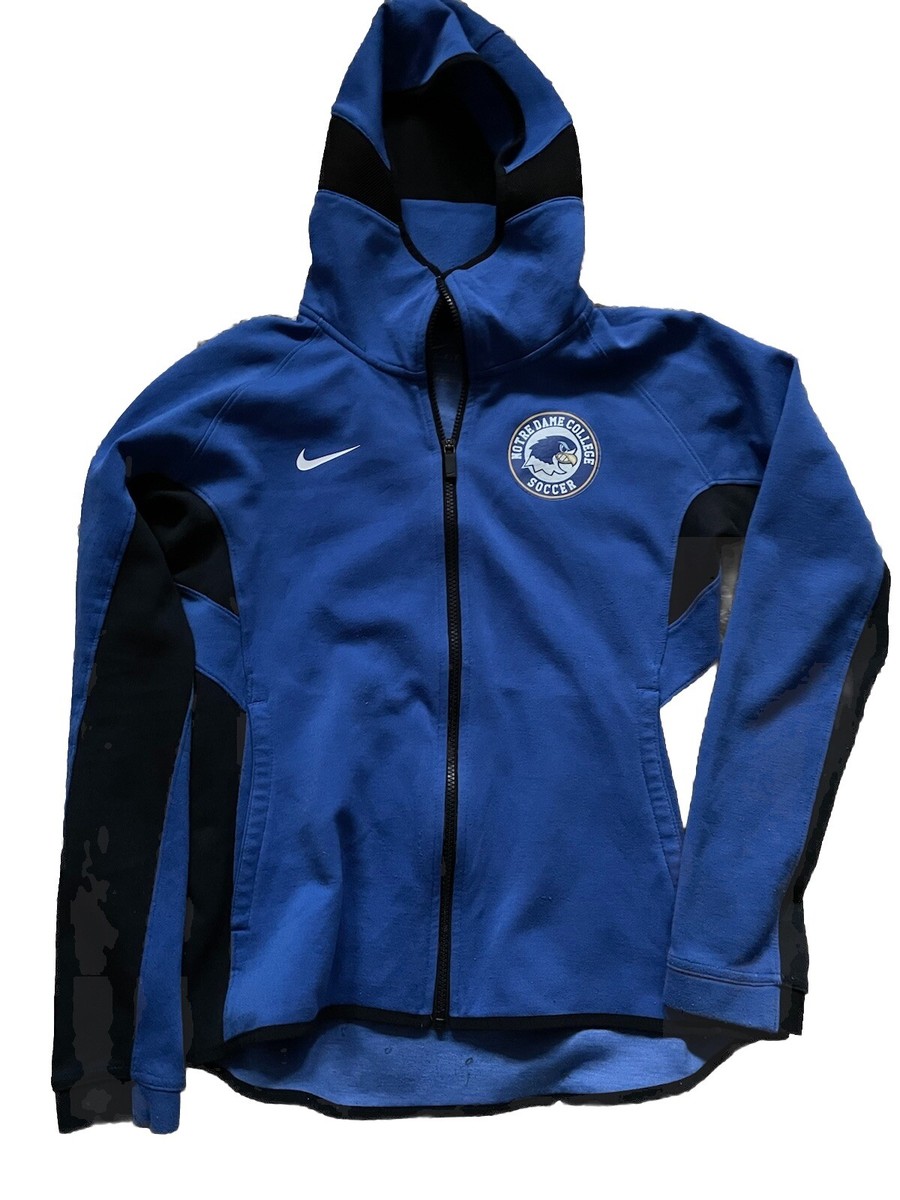 Nike Notre Dame College Soccer Women's Hoodie Size M Front Zip