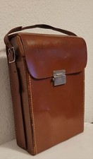 Vintage Diamond Hard Leather Camera Bag