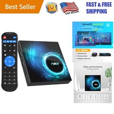 Allwinner H616 Quad-Core Android TV Box - 32GB ROM, Dual WiFi  H.265 Decoding