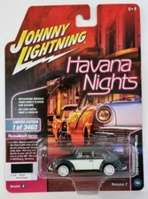 Johnny Lightning 1:64 Havana Nights 1965 Volkswagen Beetle Diecast Car JLCP7097
