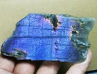 Polished Nice Rainbow Purple Flash Labradorite Spectrolite Freeform Reiki Stone
