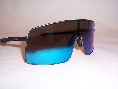 New Oakley Sunglasses SUTRO TI OO6013-04 SATIN LEAD/SAPPHIRE AUTHENTIC 6013