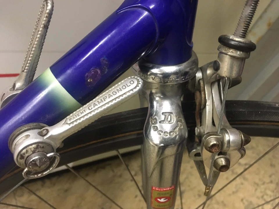 BICI BICICLETTA CORSA VINTAGE EROICA DACCORDI TUBAZIONI COLUMBUS SLX TG.55 - Photo 3/4