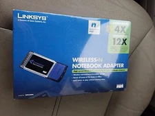 Cisco Linksys WPC300N Wireless Adapter Laptop PCMCIA Network Wireless-N G SEALED
