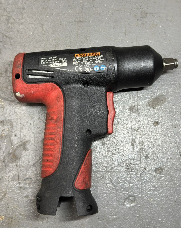 Snap On Tools CT561 7.2v Cordless 3/8"drive Impact Tool Only eBay