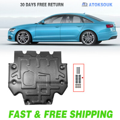 Front Skid Plate For Audi A6 Gearbox 2012-18 Impact Resistant Engine Guard Cover