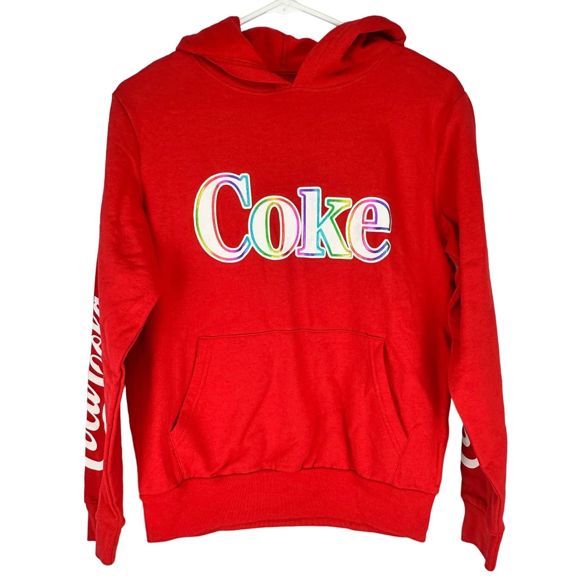 White coca deals cola hoodie
