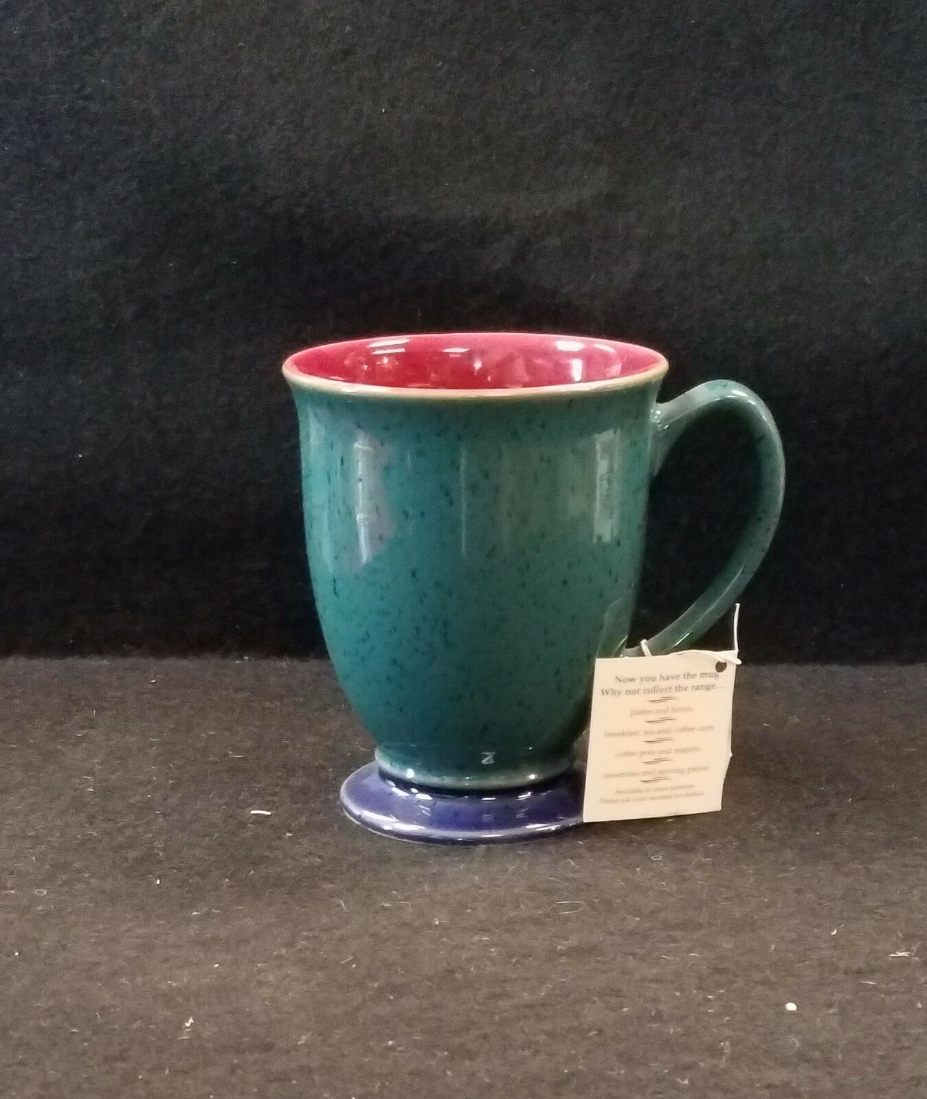 DENBY HARLEQUIN Teapot, Footed Mug ENGLAND eBay