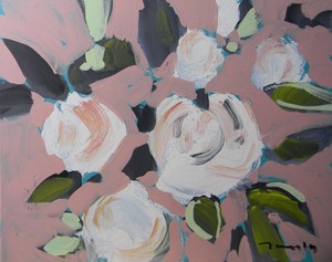 JOSE-TRUJILLO-IMPRESSIONIST-EXPRESSIONIST-ACRYLIC-PAINTING-WHITE-ROSES-ABSTRACT